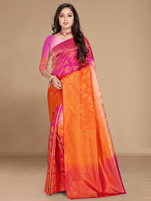 self designed woven saree - 19531107 - Very Small Image - 1