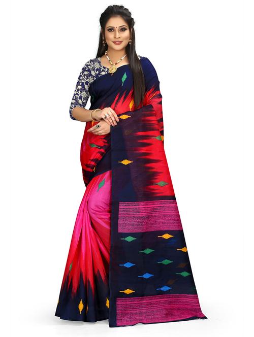 printed mysore silk saree with blouse - 19532154 - Very Small Image - 1