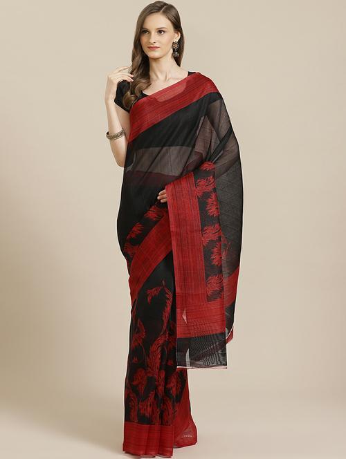 art silk woven saree - 19533338 - Very Small Image - 1