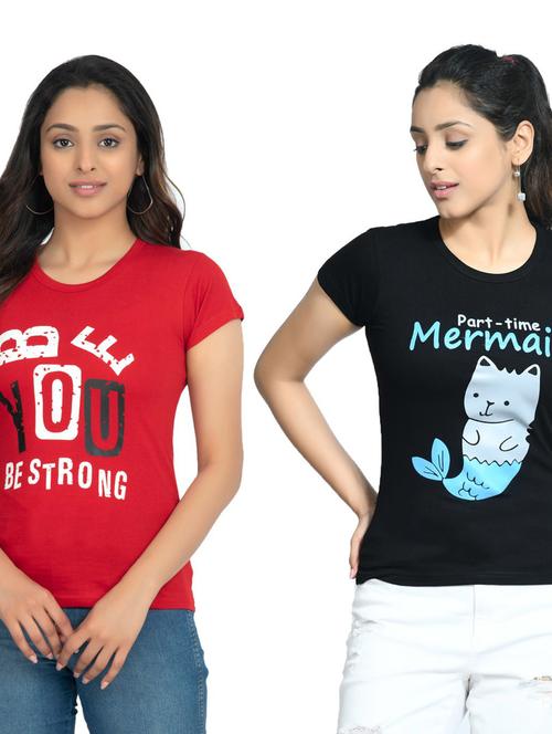 women's t-shirt combo - 19535428 - Very Small Image - 1