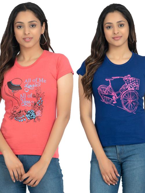 women's t-shirt combo - 19535492 - Very Small Image - 1