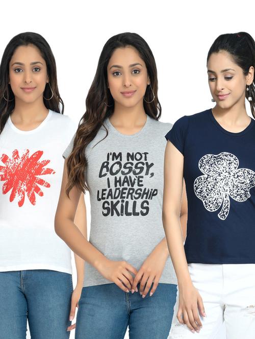 women's t-shirt combo - 19535676 - Very Small Image - 1