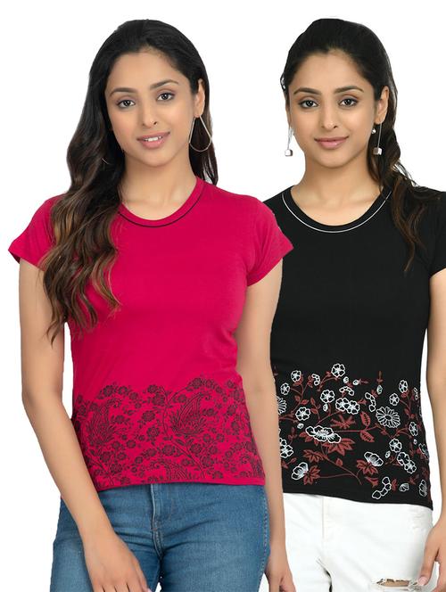 women's t-shirt combo - 19535751 - Very Small Image - 1