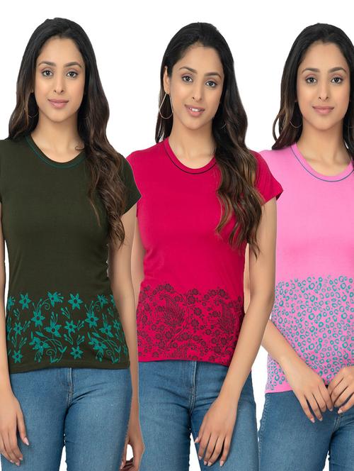 women's t-shirt combo - 19535778 - Very Small Image - 1