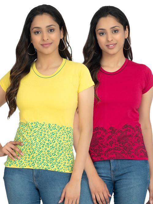 women's t-shirt combo - 19535796 - Very Small Image - 1