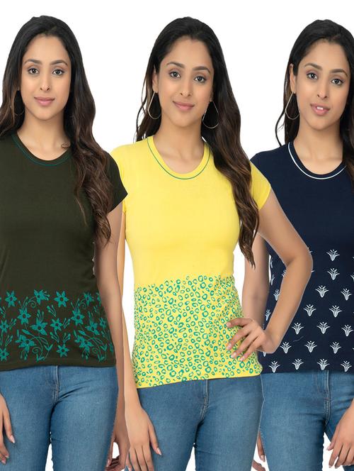 women's t-shirt combo - 19535837 - Very Small Image - 1