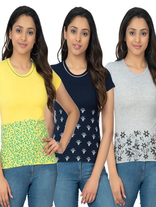 women's t-shirt combo - 19535882 - Very Small Image - 1