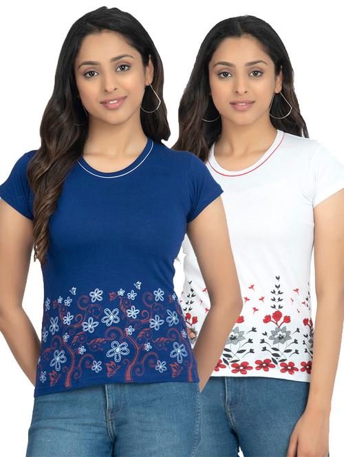 women's t-shirt combo - 19535927 - Very Small Image - 1