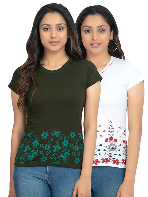 women's t-shirt combo - 19535928 - Very Small Image - 1