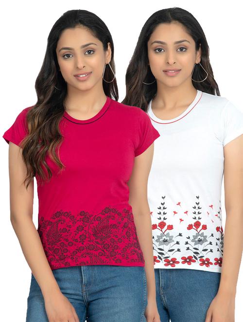 women's t-shirt combo - 19535929 - Very Small Image - 1