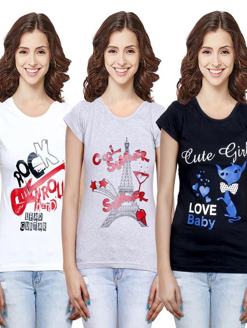 women's t-shirt combo - 19536275 - Very Small Image - 1