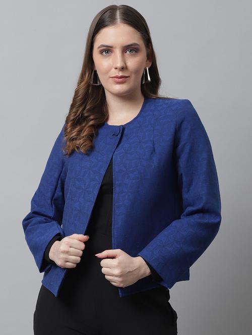 round neck printed summer jacket - 19537009 - Very Small Image - 1