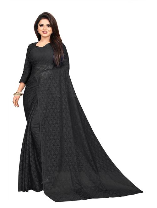net bollywood saree with blouse - 19537317 - Very Small Image - 1