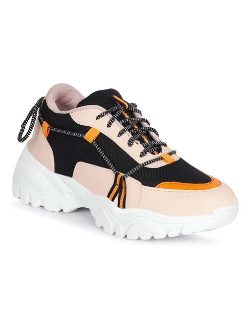 black synthetic laceup sneakers - 19538557 - Very Small Image - 1