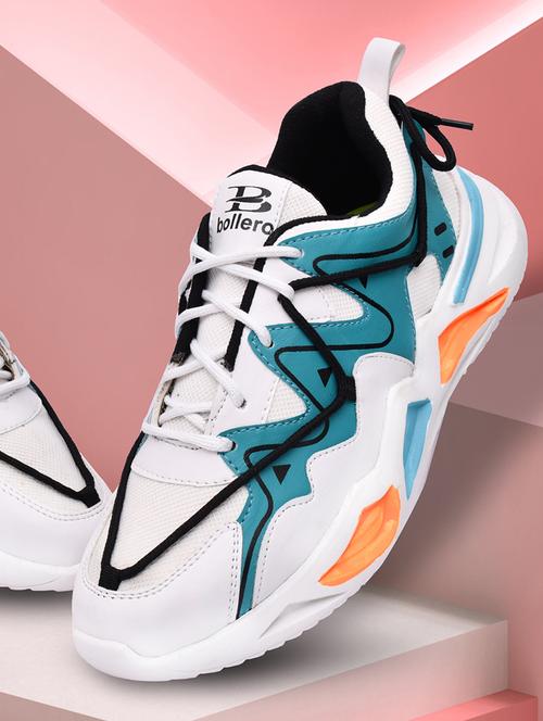men white lace up sneakers - 19538932 - Very Small Image - 1