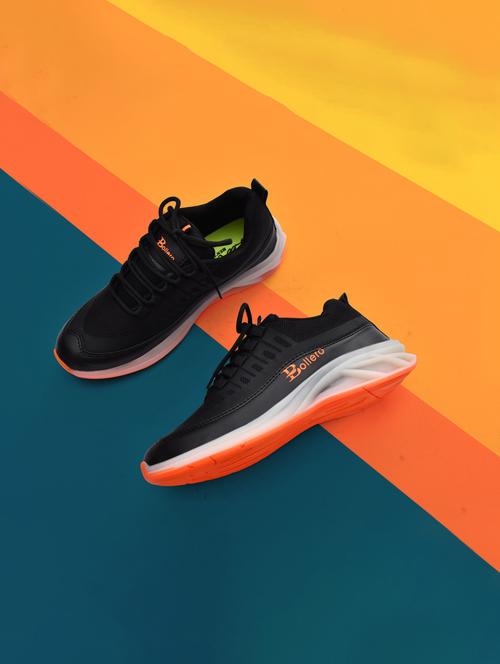 men black lace up casual shoes - 19539004 - Very Small Image - 1