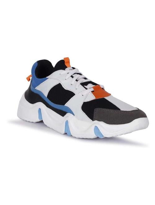 men white lace up sneakers - 19539035 - Very Small Image - 1