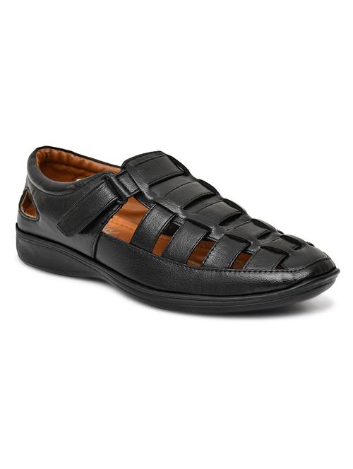 men's solid slip on sandal - 19539099 - Very Small Image - 1