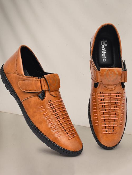 men's solid slip on sandal - 19539245 - Very Small Image - 1