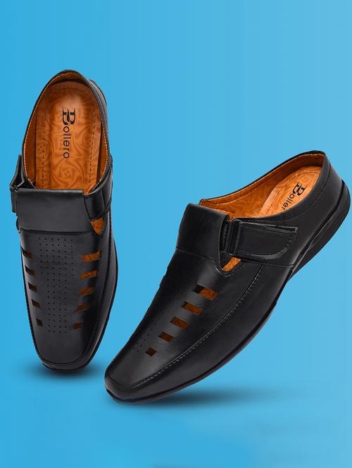 men's solid slip on sandal - 19539346 - Very Small Image - 1