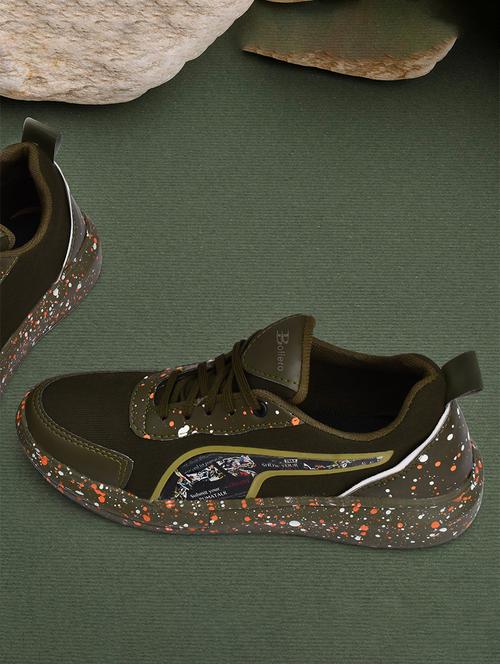 men green lace up sneakers - 19539756 - Very Small Image - 1