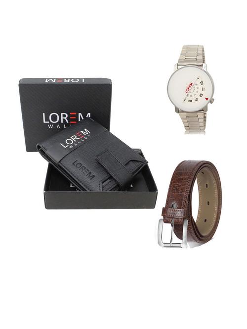 belt, wallet & watch gift combo - 19541419 - Very Small Image - 1