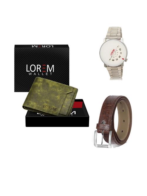 belt, wallet & watch gift combo - 19541467 - Very Small Image - 1