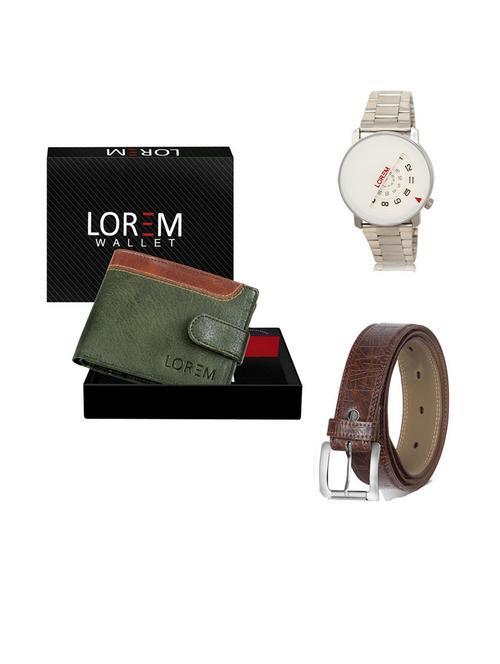 belt, wallet & watch gift combo - 19541647 - Very Small Image - 1