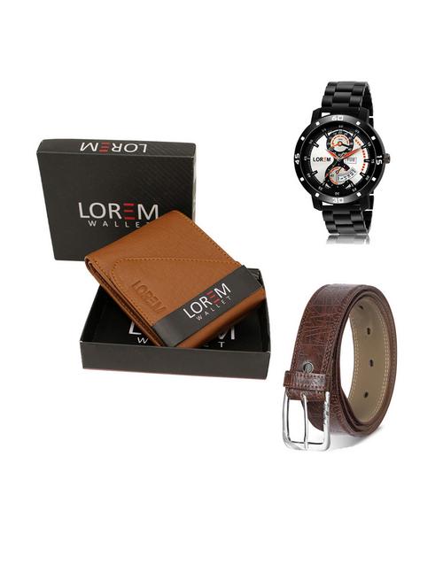 belt, wallet & watch gift combo - 19541656 - Very Small Image - 1