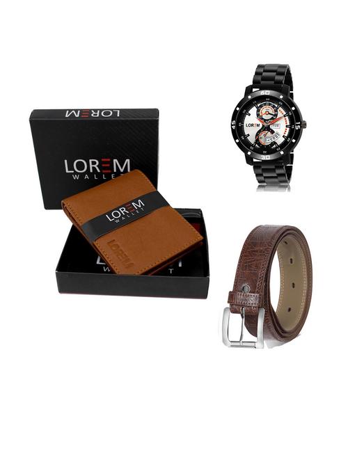 belt, wallet & watch gift combo - 19541659 - Very Small Image - 1