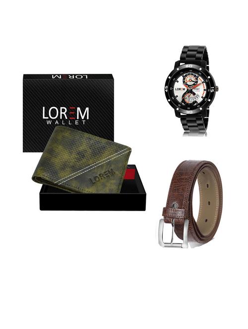 belt, wallet & watch gift combo - 19541845 - Very Small Image - 1