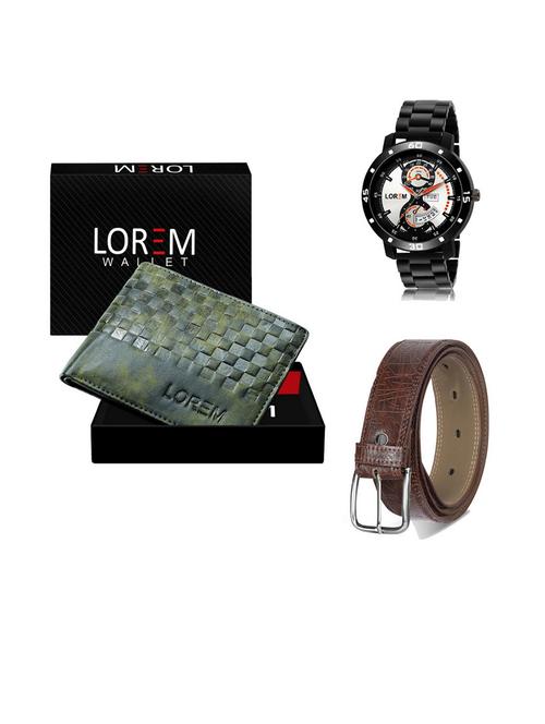 belt, wallet & watch gift combo - 19541871 - Very Small Image - 1