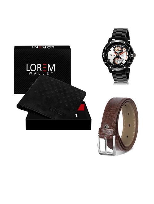 belt, wallet & watch gift combo - 19541879 - Very Small Image - 1