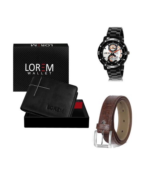 belt, wallet & watch gift combo - 19541881 - Very Small Image - 1
