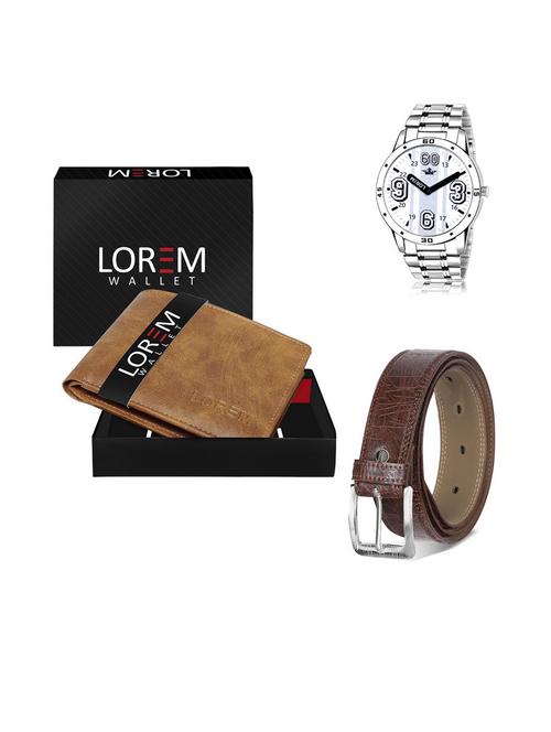 belt, wallet & watch gift combo - 19542263 - Very Small Image - 1