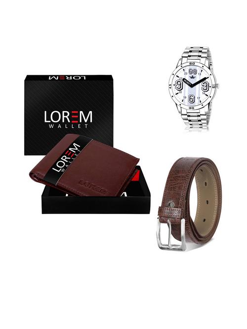 belt, wallet & watch gift combo - 19542269 - Very Small Image - 1