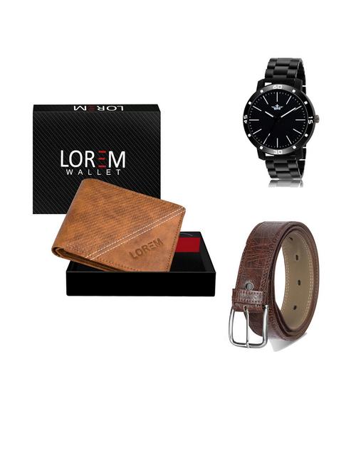 belt, wallet & watch gift combo - 19542651 - Very Small Image - 1