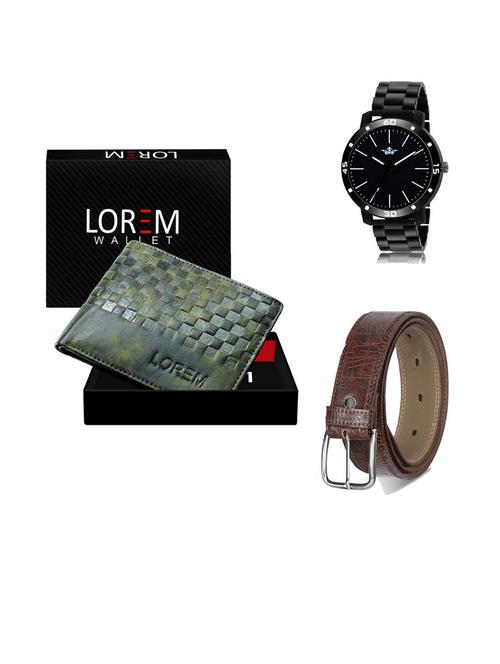 belt, wallet & watch gift combo - 19542681 - Very Small Image - 1