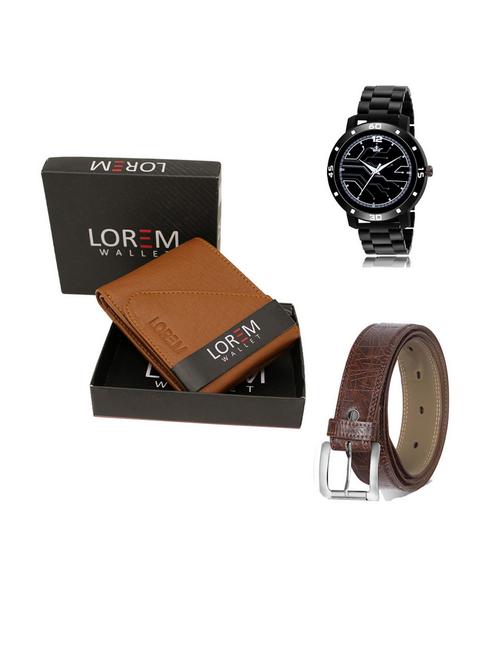 belt, wallet & watch gift combo - 19542733 - Very Small Image - 1
