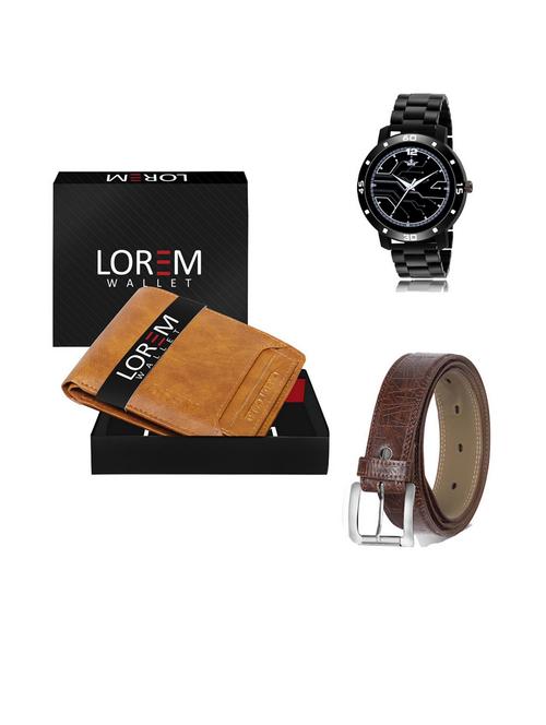 belt, wallet & watch gift combo - 19542757 - Very Small Image - 1