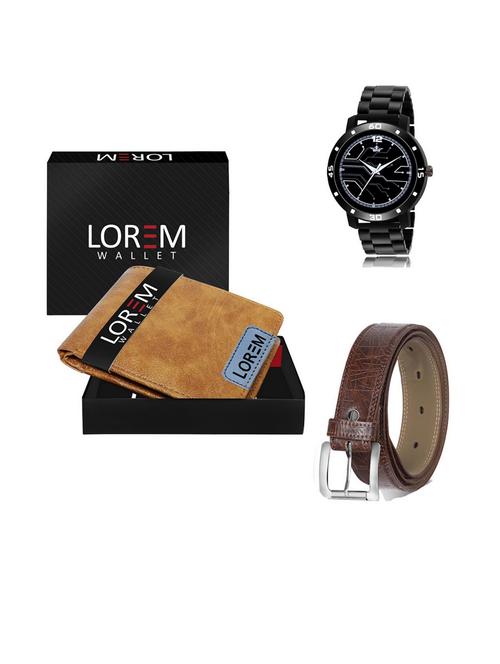 belt, wallet & watch gift combo - 19542787 - Very Small Image - 1