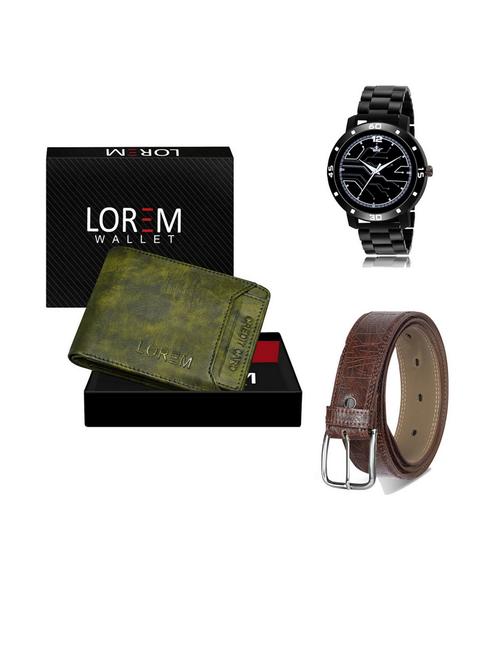 belt, wallet & watch gift combo - 19542885 - Very Small Image - 1