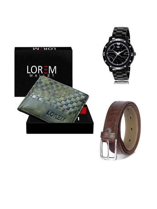 belt, wallet & watch gift combo - 19542952 - Very Small Image - 1