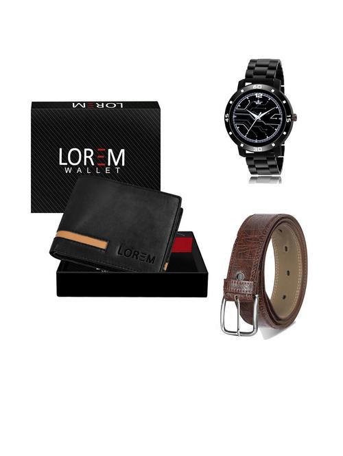 belt, wallet & watch gift combo - 19542975 - Very Small Image - 1