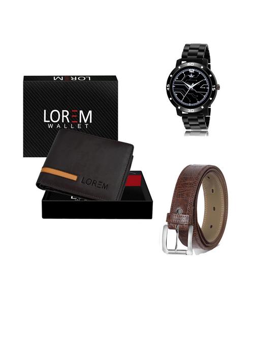 belt, wallet & watch gift combo - 19542979 - Very Small Image - 1