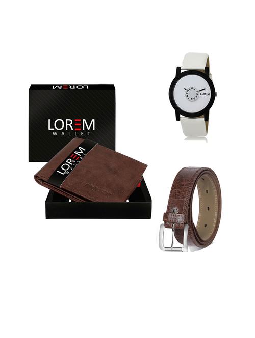 belt, wallet & watch gift combo - 19543063 - Very Small Image - 1