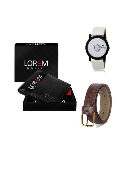 belt, wallet & watch gift combo - 19543082 - Very Small Image - 1