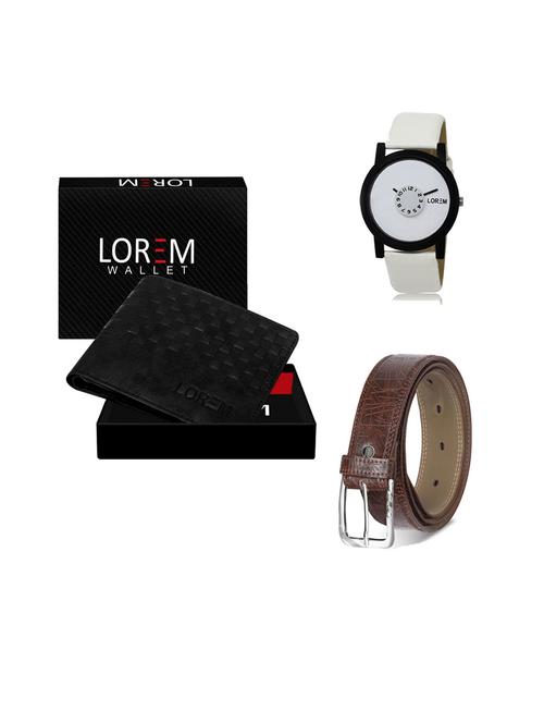 belt, wallet & watch gift combo - 19543228 - Very Small Image - 1