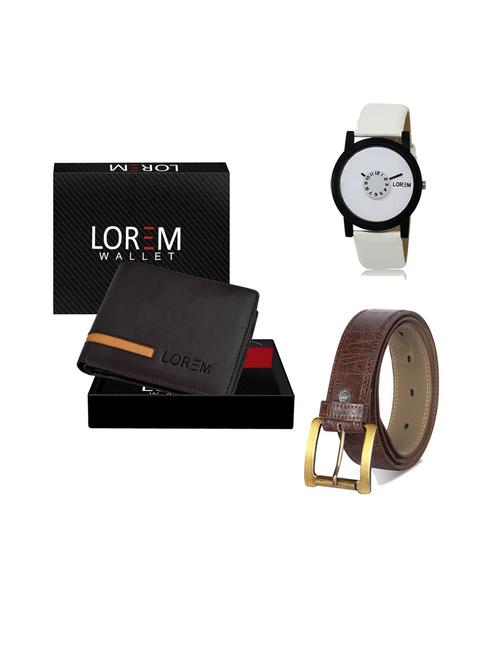 belt, wallet & watch gift combo - 19543248 - Very Small Image - 1