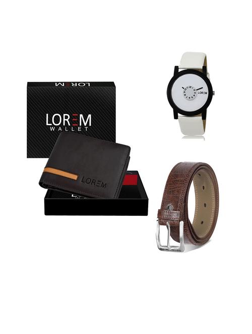 belt, wallet & watch gift combo - 19543253 - Very Small Image - 1